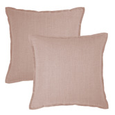Campana Collective Solid French Linen European Pillowcases