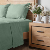 Campana Collective Solid French Linen Sheet Set
