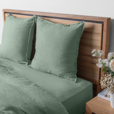 Campana Collective Solid French Linen European Pillowcases
