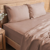 Campana Collective Solid French Linen Sheet Set