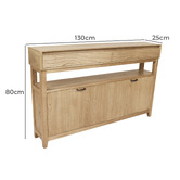 Campana Collective Clark 2 Drawer Shoe Cabinet