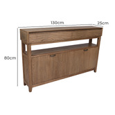 Campana Collective Clark 2 Drawer Shoe Cabinet