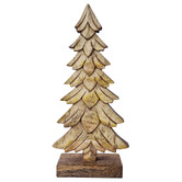 Campana Collective Beth Mango Wood Christmas Tree Ornament