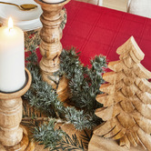 Campana Collective Beth Mango Wood Christmas Tree Ornament