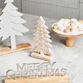 Campana Collective Grace Mango Wood Christmas Tree Ornament