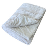 Campana Collective Champaca Faux Rabbit Fur Single Throw