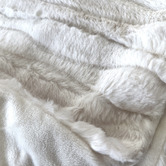 Campana Collective Champaca Faux Rabbit Fur Single Throw