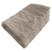 Campana Collective Champaca Faux Rabbit Fur Single Throw