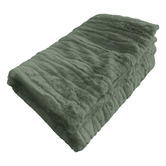 Campana Collective Champaca Faux Rabbit Fur Single Throw