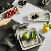 Campana Collective 2 Piece Neva Square Serving Dish Set