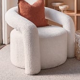 Campana Collective Zyla Boucle Accent Chair
