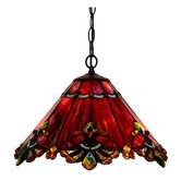 Tiffany Pieces Admiral Tiffany Leadlight Ceiling Light