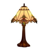 Tiffany Pieces Desert Garden Stained Glass Tiffany Table Light