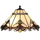 Tiffany Pieces Desert Garden Leadlight Tiffany Floor Lamp
