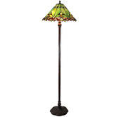 Tiffany Pieces Secret Garden Leadlight Tiffany Floor Light