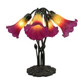 Tiffany Pieces Marene Five Branch Gooseneck Lily Lamp