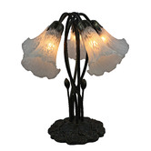 Tiffany Pieces Marene Five Branch Gooseneck Lily Lamp