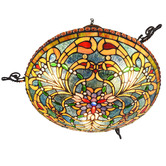 Tiffany Pieces Peacock Feather Kensington Pendant Light