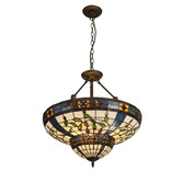 Tiffany Pieces Sharpe Tiffany-Style Pendant Light