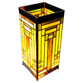 Tiffany Pieces Kacper Multi-Coloured Cast Iron Tiffany Table Lamp