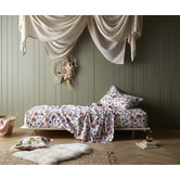 Happy Kids Habitat Printed Cotton Fitted Sheet Set