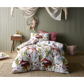 Happy Kids Habitat Printed Cotton Reversible Single Comforter Set