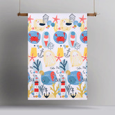 Happy Kids Seaside Glow in the Dark Quilt Cover Set