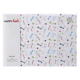 Happy Kids Bones Printed Microfibre Sheet Set
