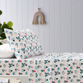 Happy Kids Plant Printed Microfibre Sheet Set