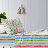 Happy Kids Happy Kids Stripes Microfibre Sheet Set