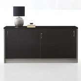 Cooper Furniture Buffet Sliding Door in Wenge / Silver