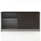 Cooper Furniture Buffet Sliding Door in Wenge / Silver