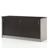 Cooper Furniture Buffet Sliding Door in Wenge / Silver