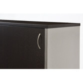 Cooper Furniture Buffet Sliding Door in Wenge / Silver