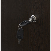 Cooper Furniture Buffet Sliding Door in Wenge / Silver
