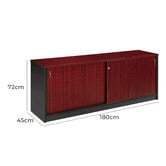 Cooper Furniture Rivers Sliding Door Storage Cabinet