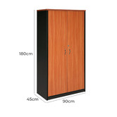 Cooper Furniture Stationary Cupboard Full Door Storage Cabinet