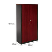 Cooper Furniture Stationary Cupboard Full Door Storage Cabinet