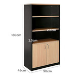 Cooper Furniture Stationery Cupboard Half Door Storage Cabinet