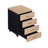 Cooper Furniture Mobile Pedestal with 4 Drawer