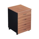Cooper Furniture Mobile Pedestal with 4 Drawer