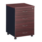 Cooper Furniture Mobile Pedestal with 4 Drawer