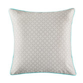 Kas Rosetta Grey Euro Pillowcase