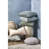 Kas Sage Tailored Linen Cushion