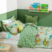 Kas Dinosaur Cotton Percale Quilt Cover Set