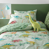 Kas Dinosaur Cotton Percale Quilt Cover Set
