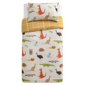 Kas Little Legends Cotton Percale Quilt Cover Set