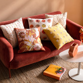 Kas Sadie Linen-Blend Cushion