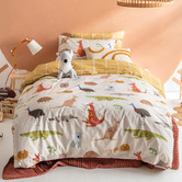 Kas Little Legends Cotton Percale Quilt Cover Set