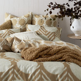 Kas Toffee Decker Quilt Cover Set